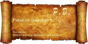 Pandia Dagobert névjegykártya
